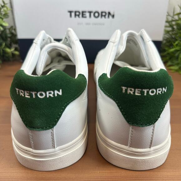 Tretorn Men's Swerve White Lace Up Sneakers Size 10 - Picture 4 of 8